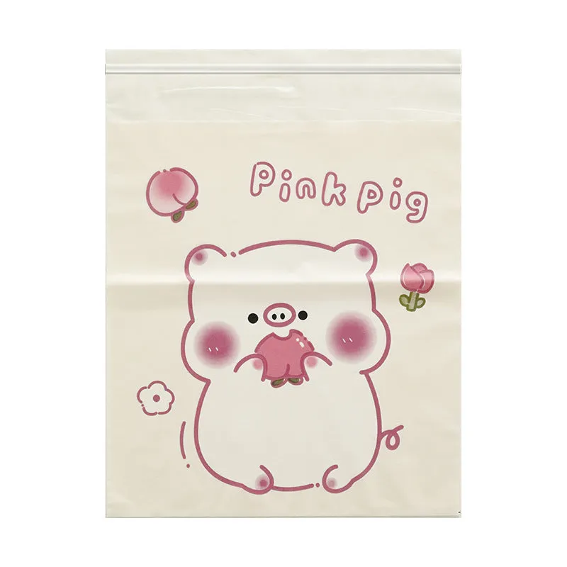 10-Pack Cute Cartoon Pattern Desk Cleaning and Waste Collection Bag, HG0107