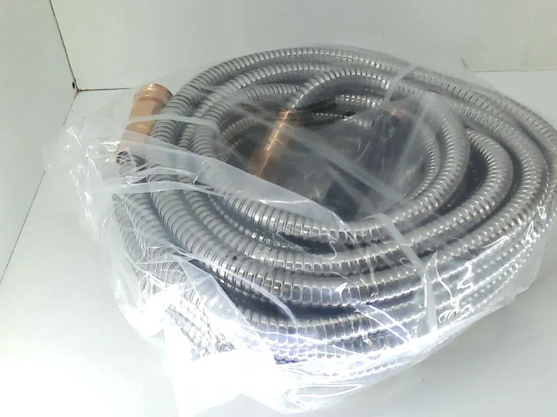 50ft Stainless Steel Metal Garden Hose Durable Outdoor Watering Solution