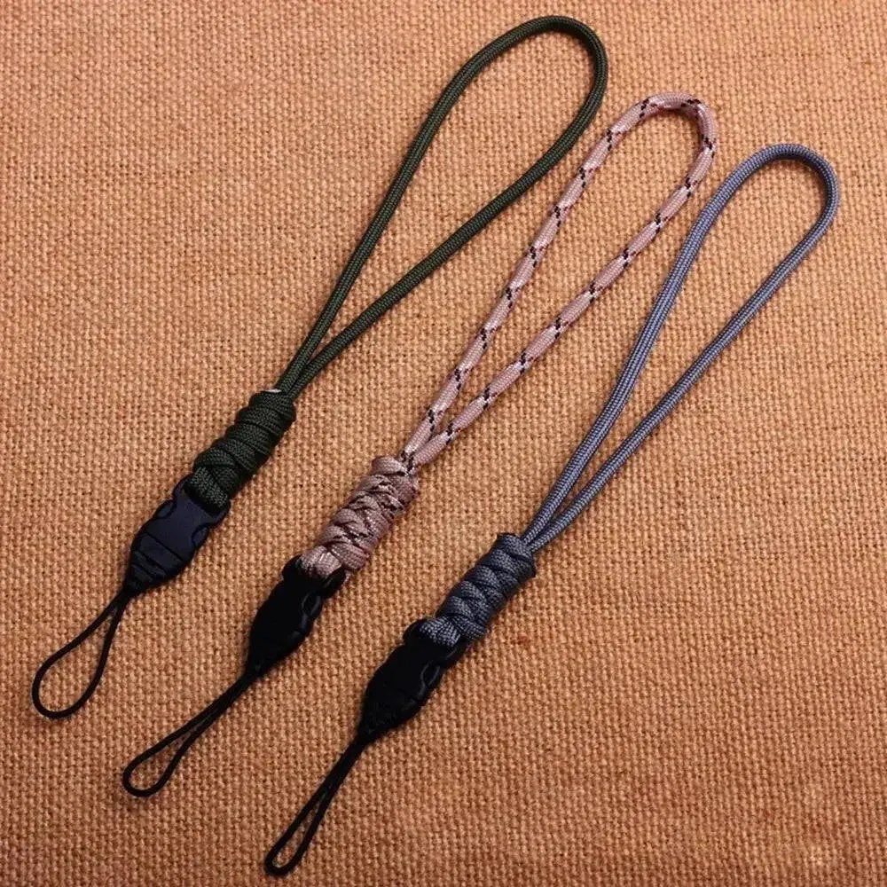 Anti-lost Hanging Rope Phone Backpack Keychain Flashlight Camera Lanyard  Parachute Cord Paracord