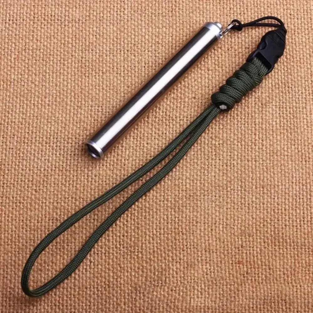 Anti-lost Hanging Rope Phone Backpack Keychain Flashlight Camera Lanyard  Parachute Cord Paracord