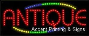 Antique LED Sign (High Impact, Energy Efficient)