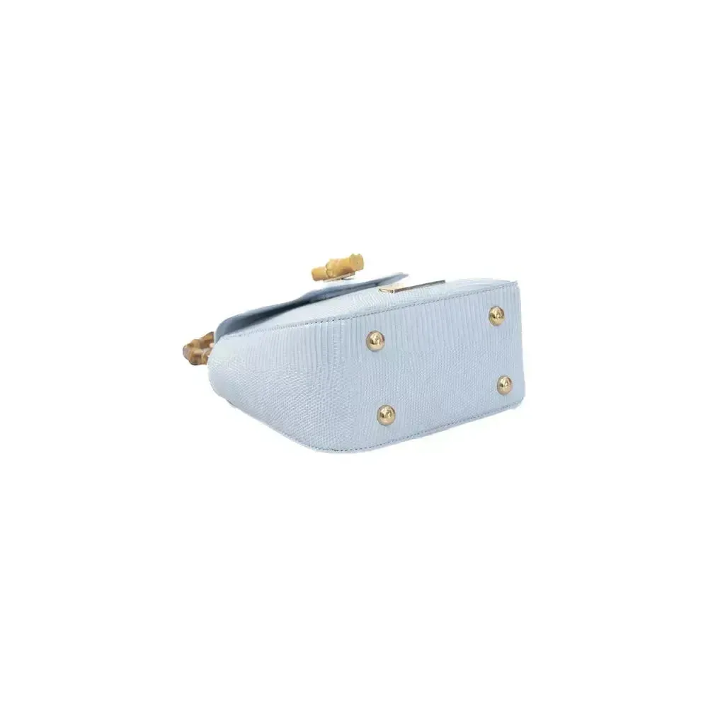 Baldinini Trend Light Blue Polyurethane Women Crossbody