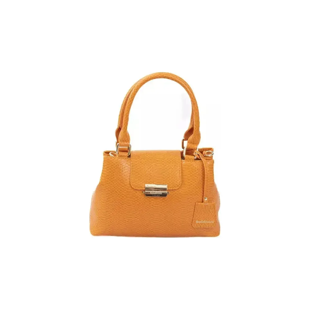 Baldinini Trend Orange Polyurethane Women Crossbody Bag