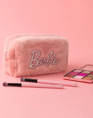 Barbie Womens Fluffy Makeup Bag