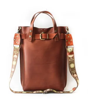 Brown Leather Bag for Laptop