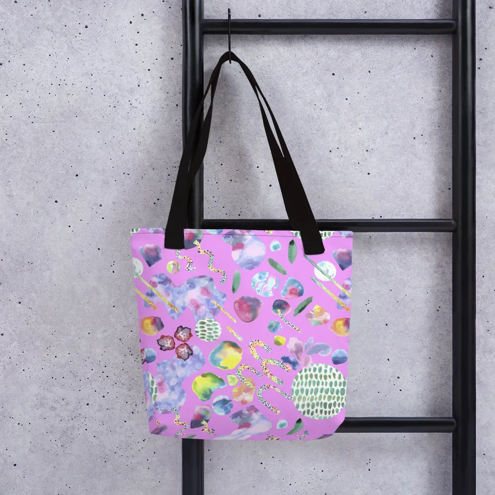 Bubblegum Garden Tote bag