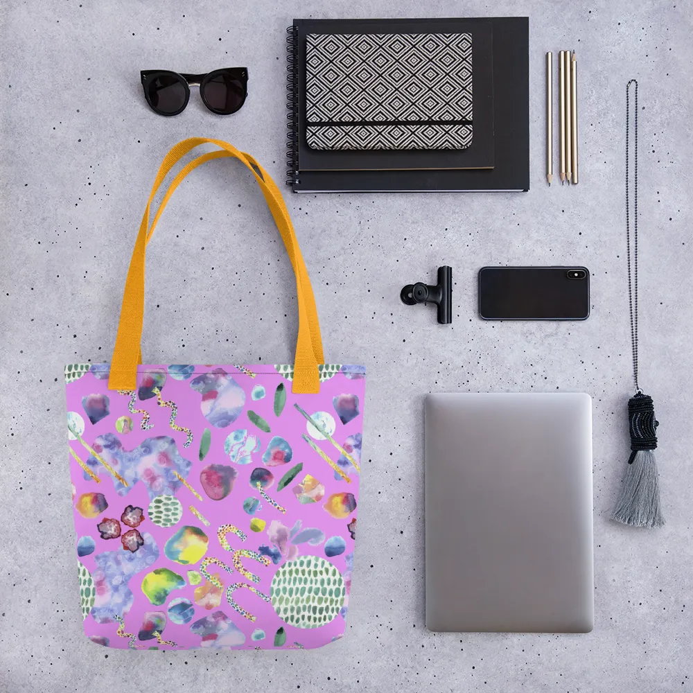 Bubblegum Garden Tote bag