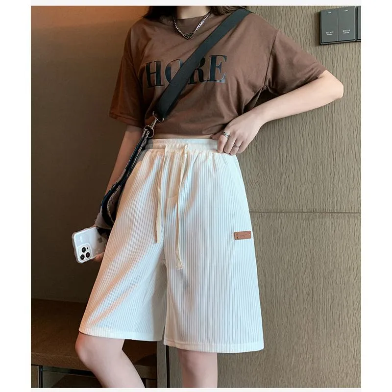 Casual Trendy Loose Fit Silky Sports Shorts