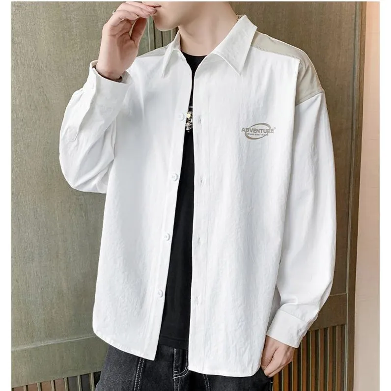 Casual Trendy Workwear Style Long Sleeve Shirt