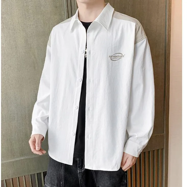 Casual Trendy Workwear Style Long Sleeve Shirt