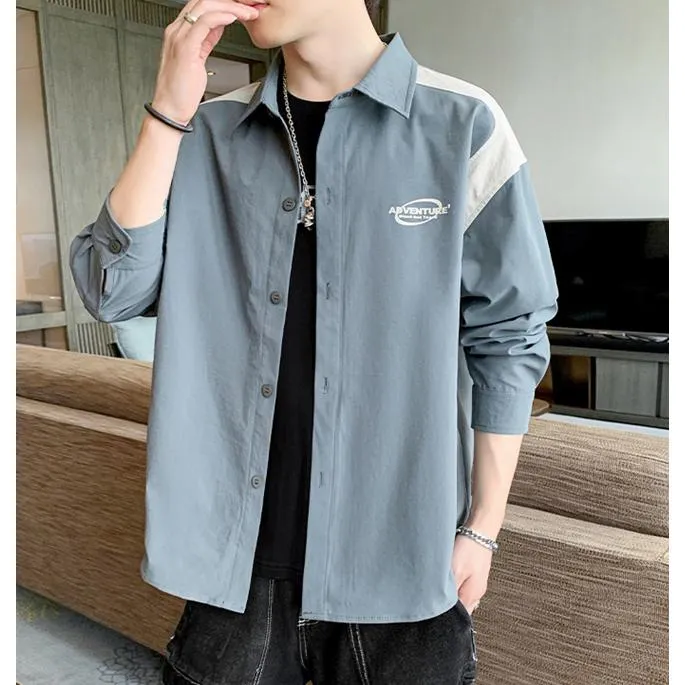 Casual Trendy Workwear Style Long Sleeve Shirt