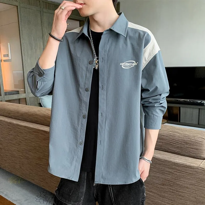 Casual Trendy Workwear Style Long Sleeve Shirt