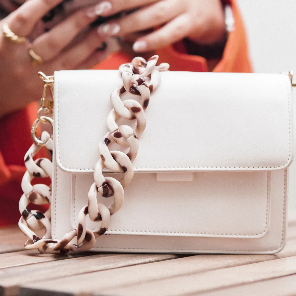 Chain Bag Strap - Ivory Tort