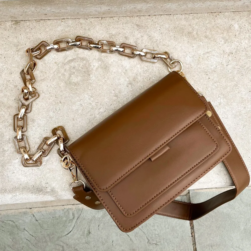 Chain Bag Strap - Nude