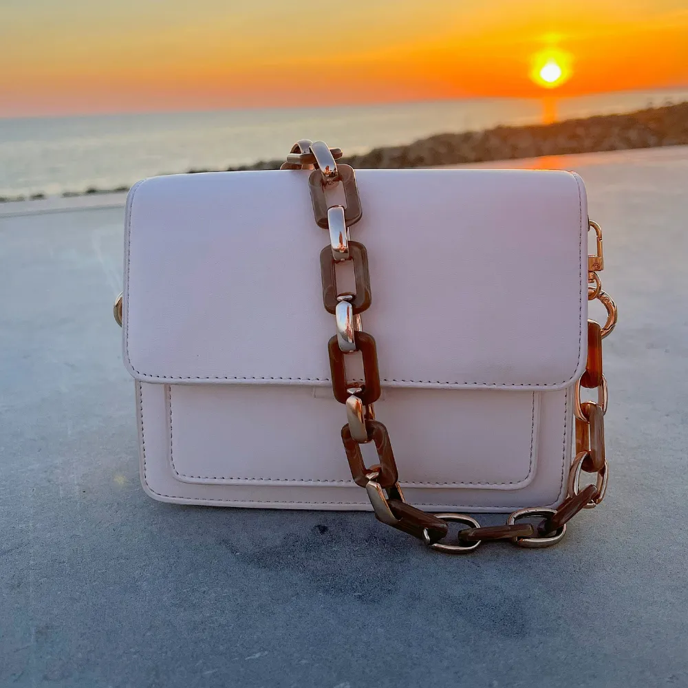 Chain Bag Strap - Nude