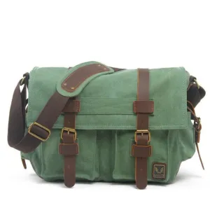 Coral Green DSLR Canvas Camera Bag