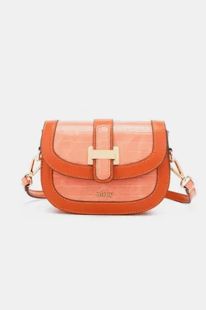 Croc Embossed Crossbody Bag