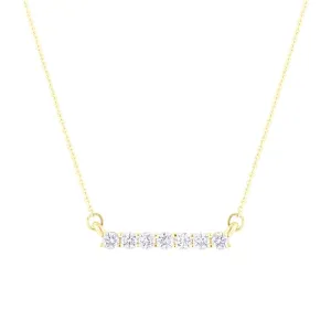 Delilah Diamond Bar Necklace