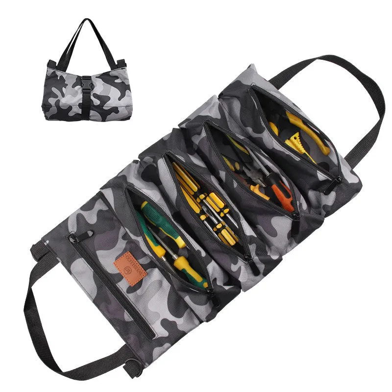 Electrician bag camouflage off-road vehicle tool bag car seat suspension tool bag hardware tool bag