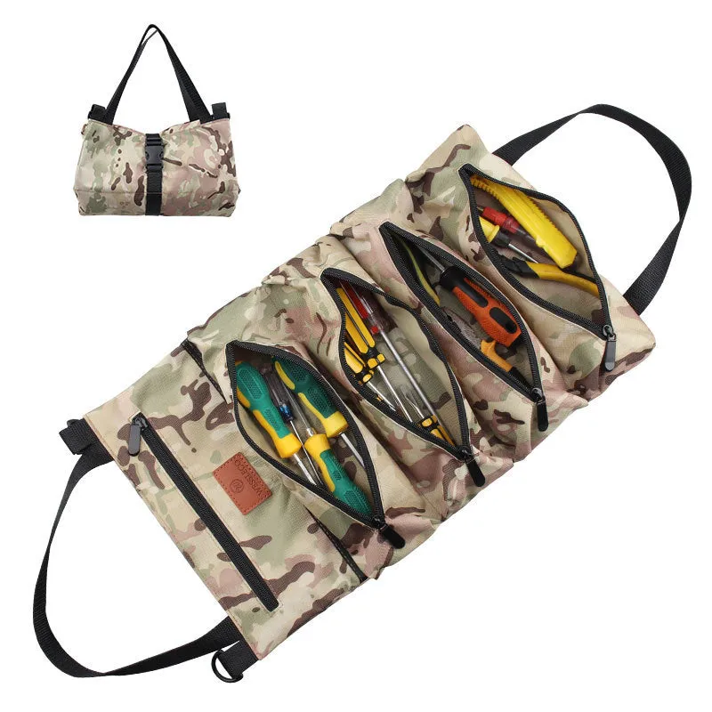 Electrician bag camouflage off-road vehicle tool bag car seat suspension tool bag hardware tool bag