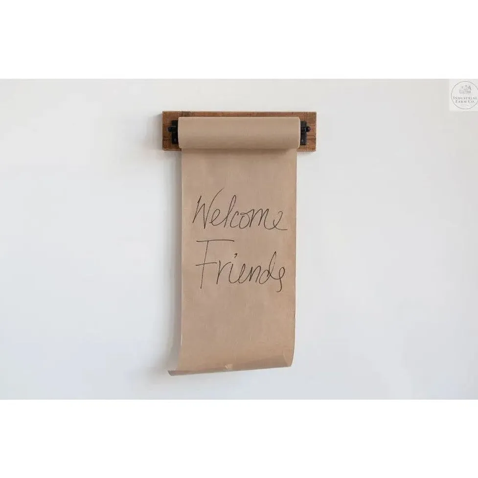 Farmhouse Hanging Note Roll