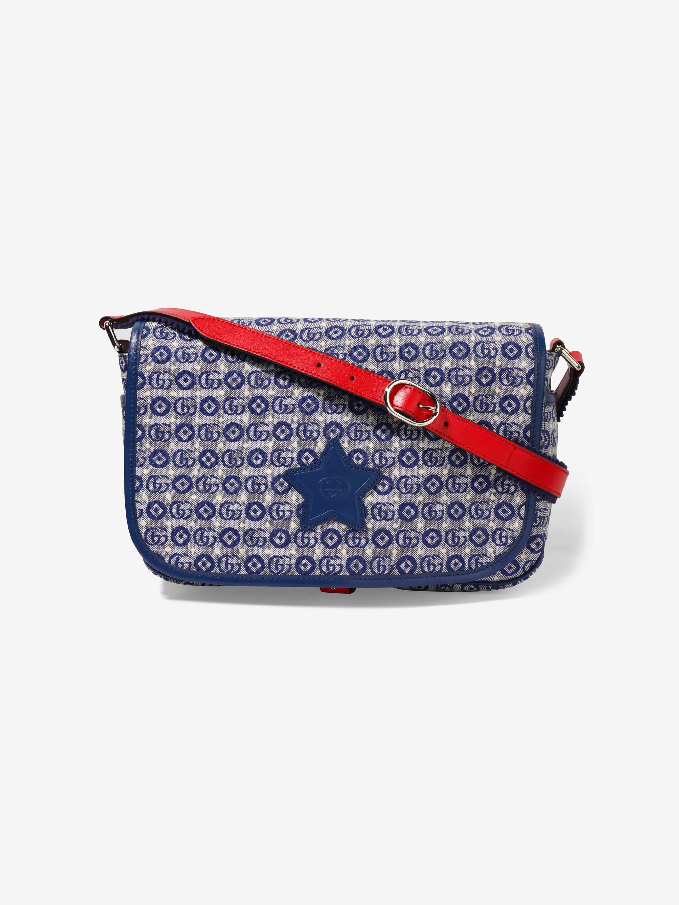 Gucci Kids Double G Dots Messenger Bag (W:29cm)