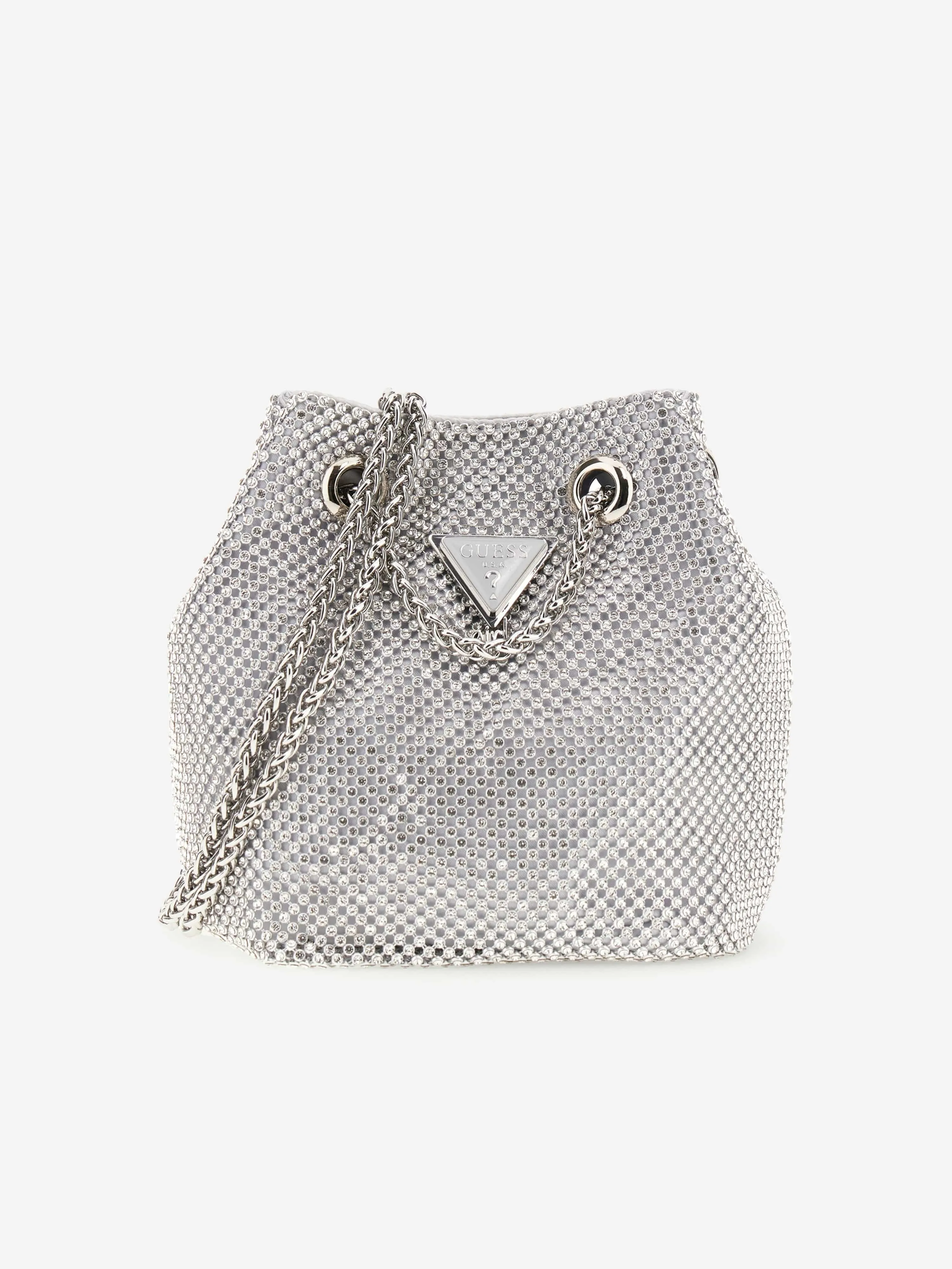 Guess Girls Pouch Bag in Silver (27cm)