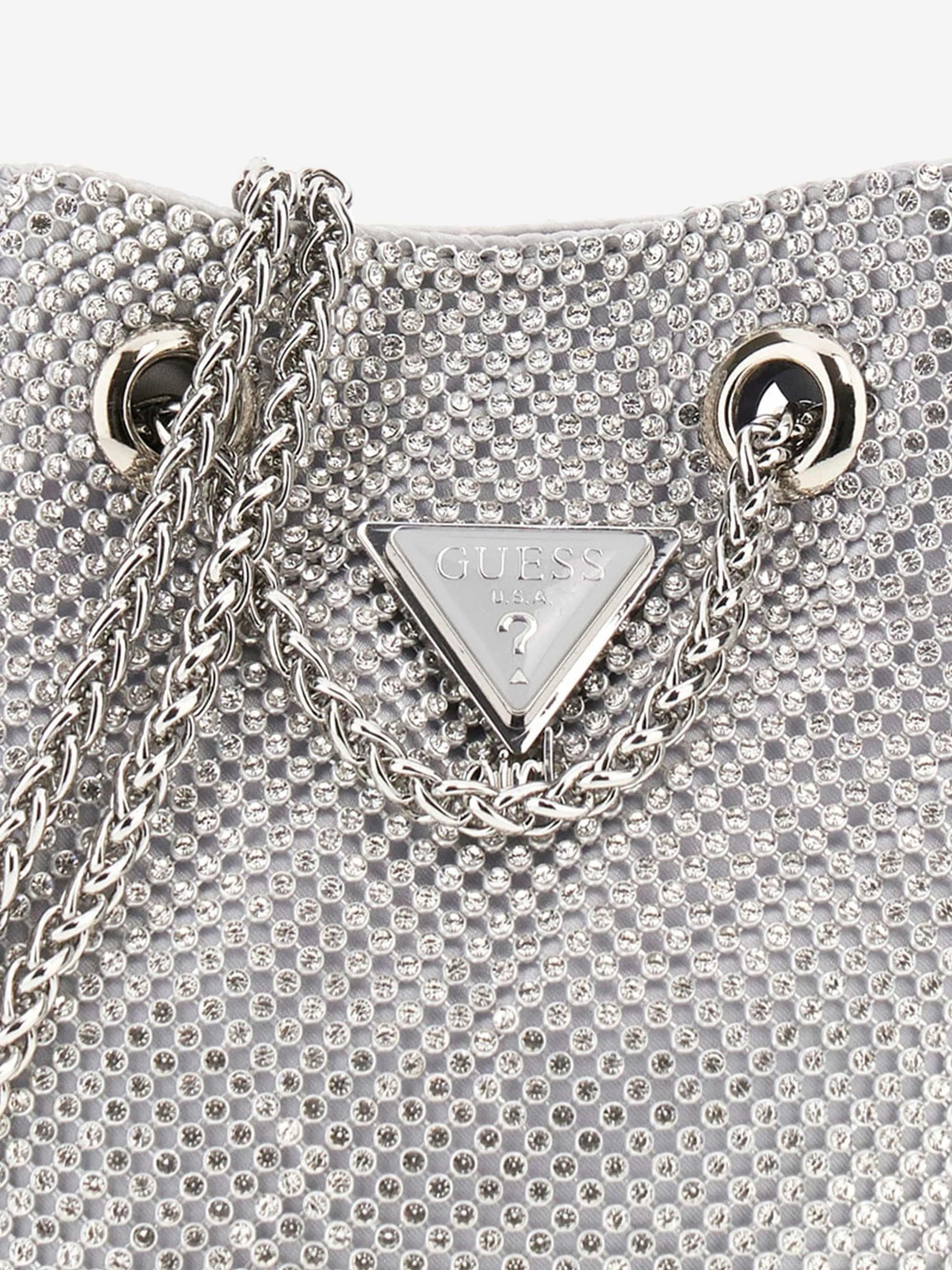 Guess Girls Pouch Bag in Silver (27cm)