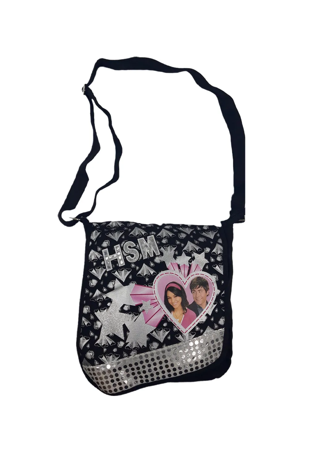 High School Musical Black Shoulder Bag