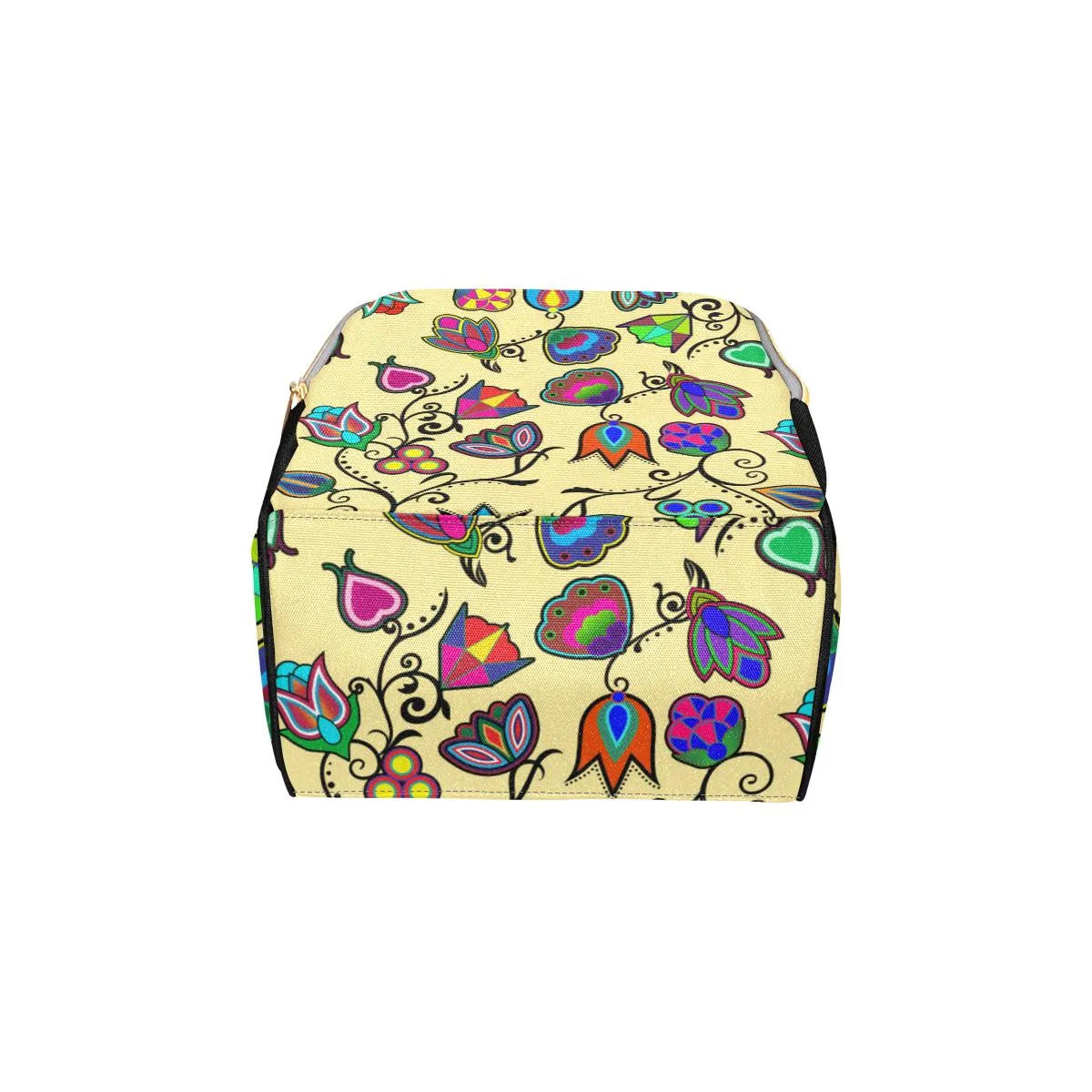 Indigenous Paisley - Vanilla Multi-Function Diaper Backpack