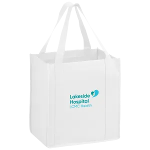 Lakeside Hospital White Non Woven Shopper Tote Bag