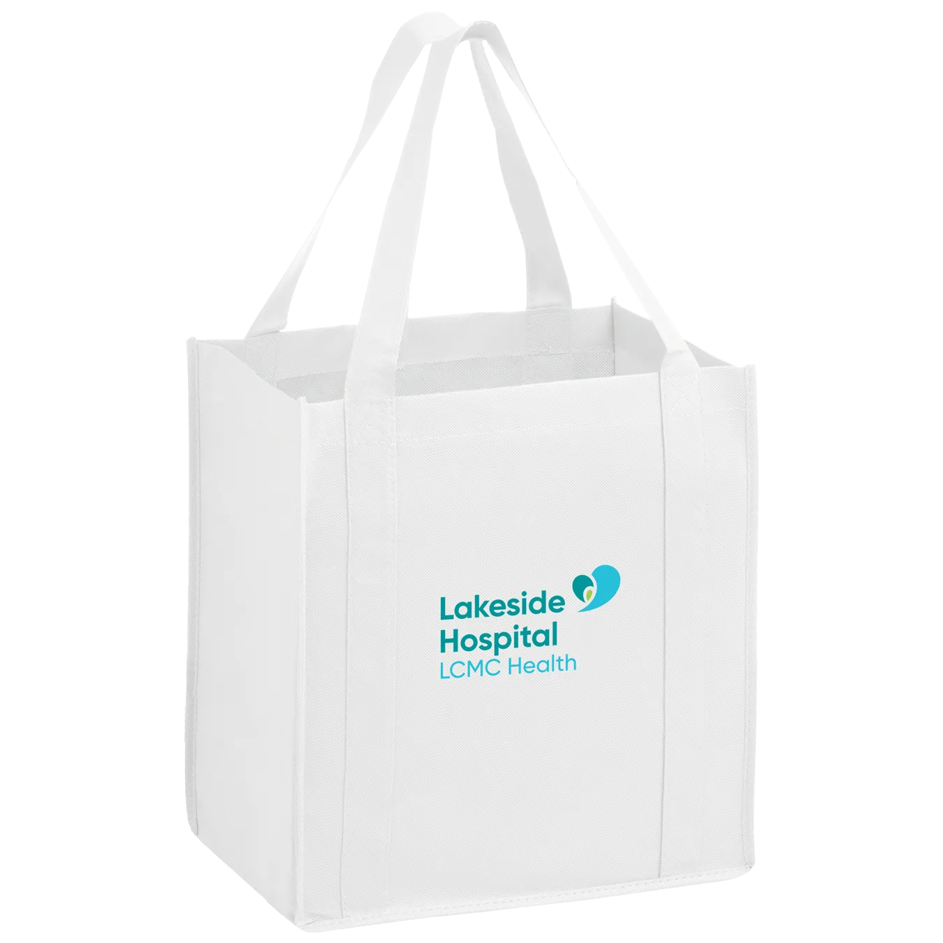 Lakeside Hospital White Non Woven Shopper Tote Bag