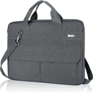 Laptop Carry Case with Shoulder Strap, Grey - For Laptops up to 15.6"