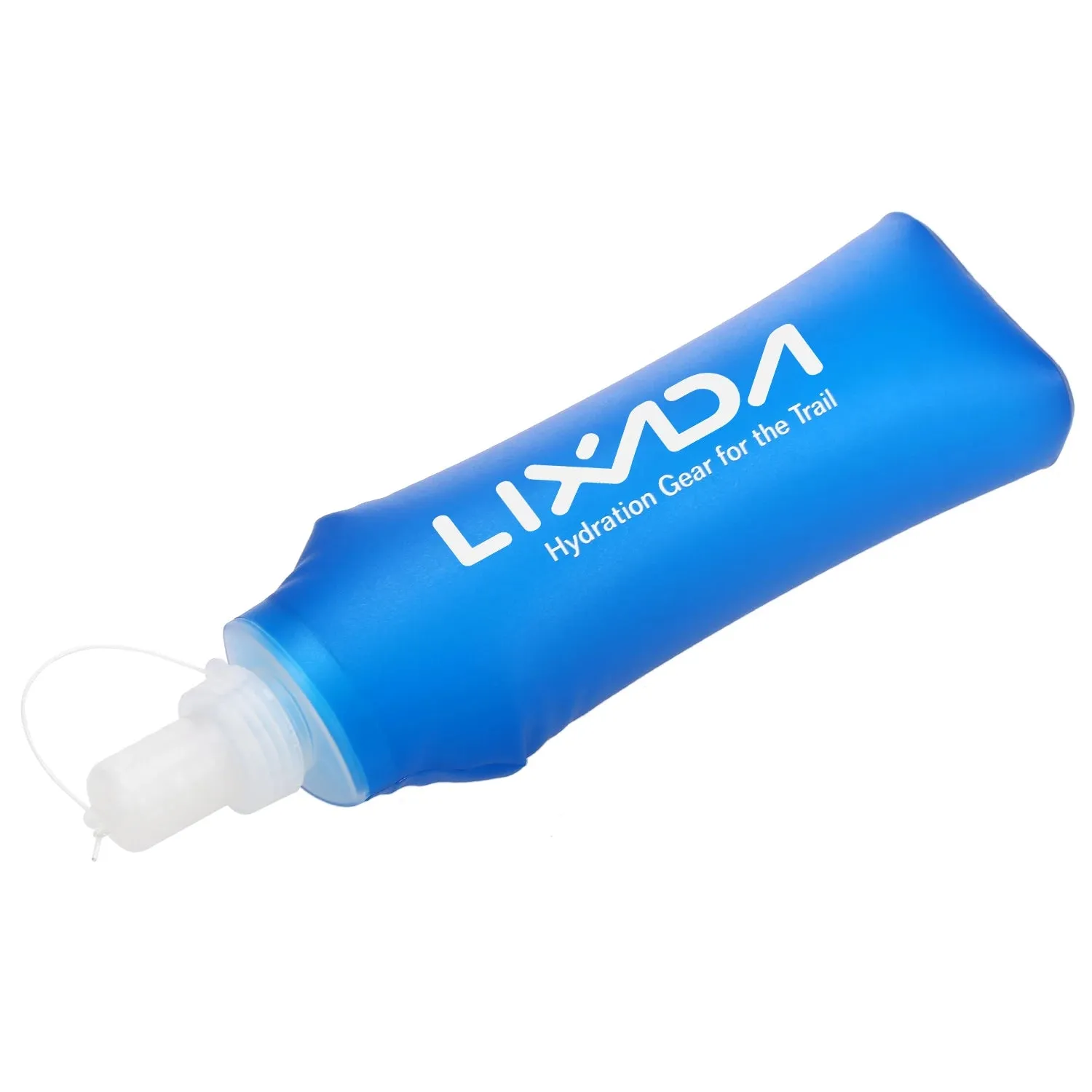 Lixada 1PCS/2PCS 500ml Outdoor Water Drinking Bottle Soft Folding Flask BPA Free for Outdoor Running Sport Hiking Cycling