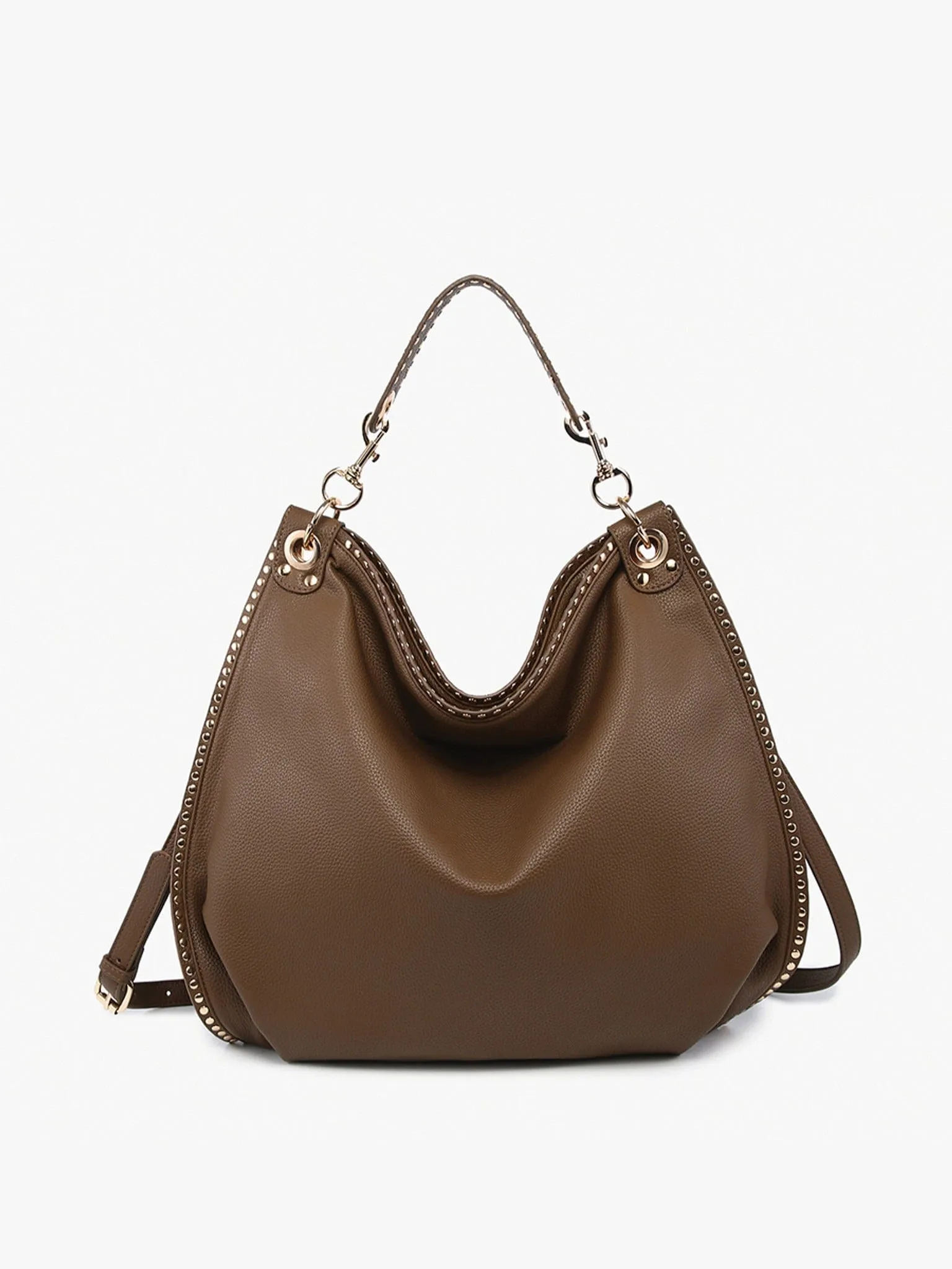 M2576 Carly Studded Hobo/Crossbody Bag