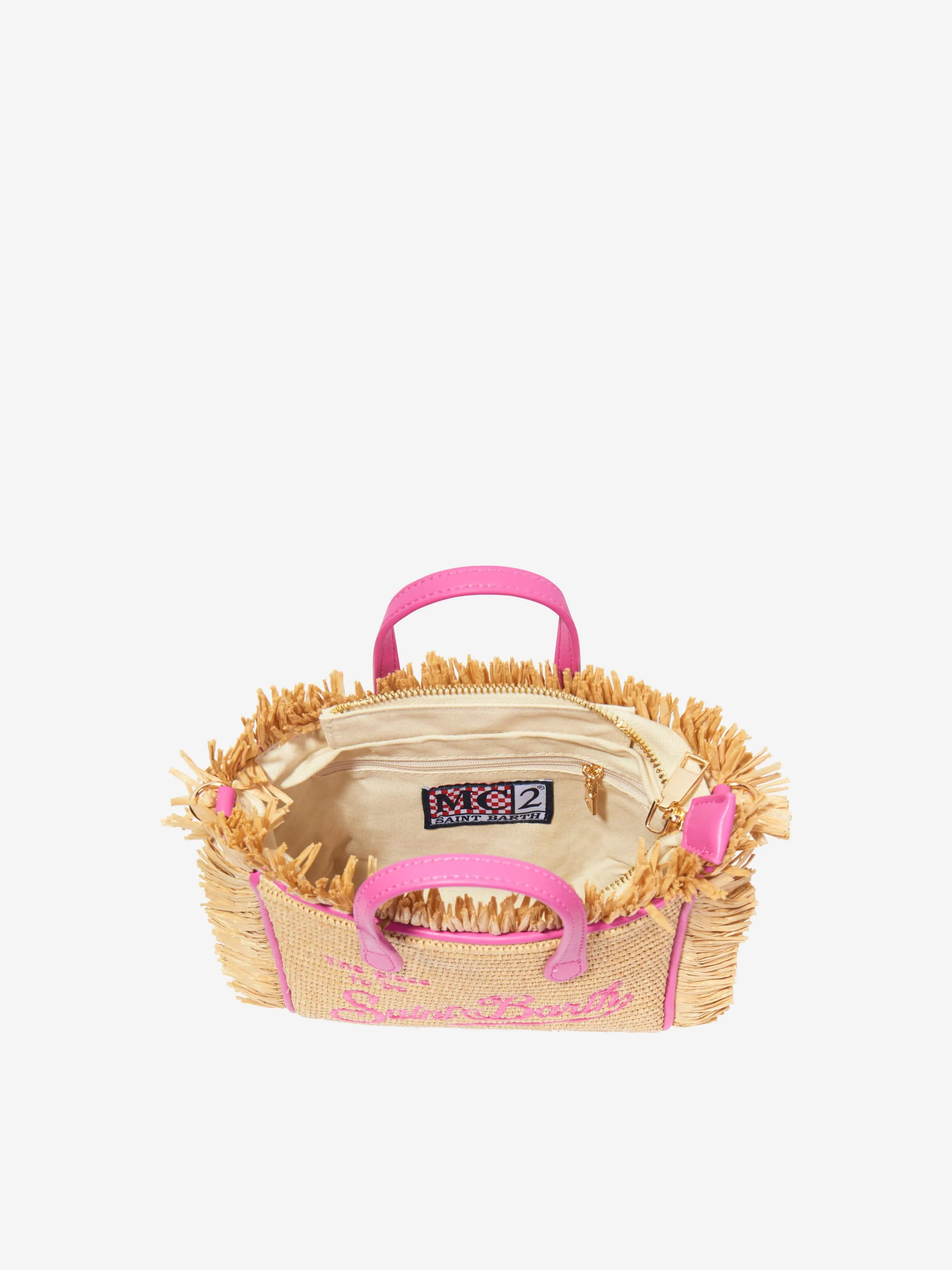 MC2 Saint Barth Girls Vanity Mini Straw Bag