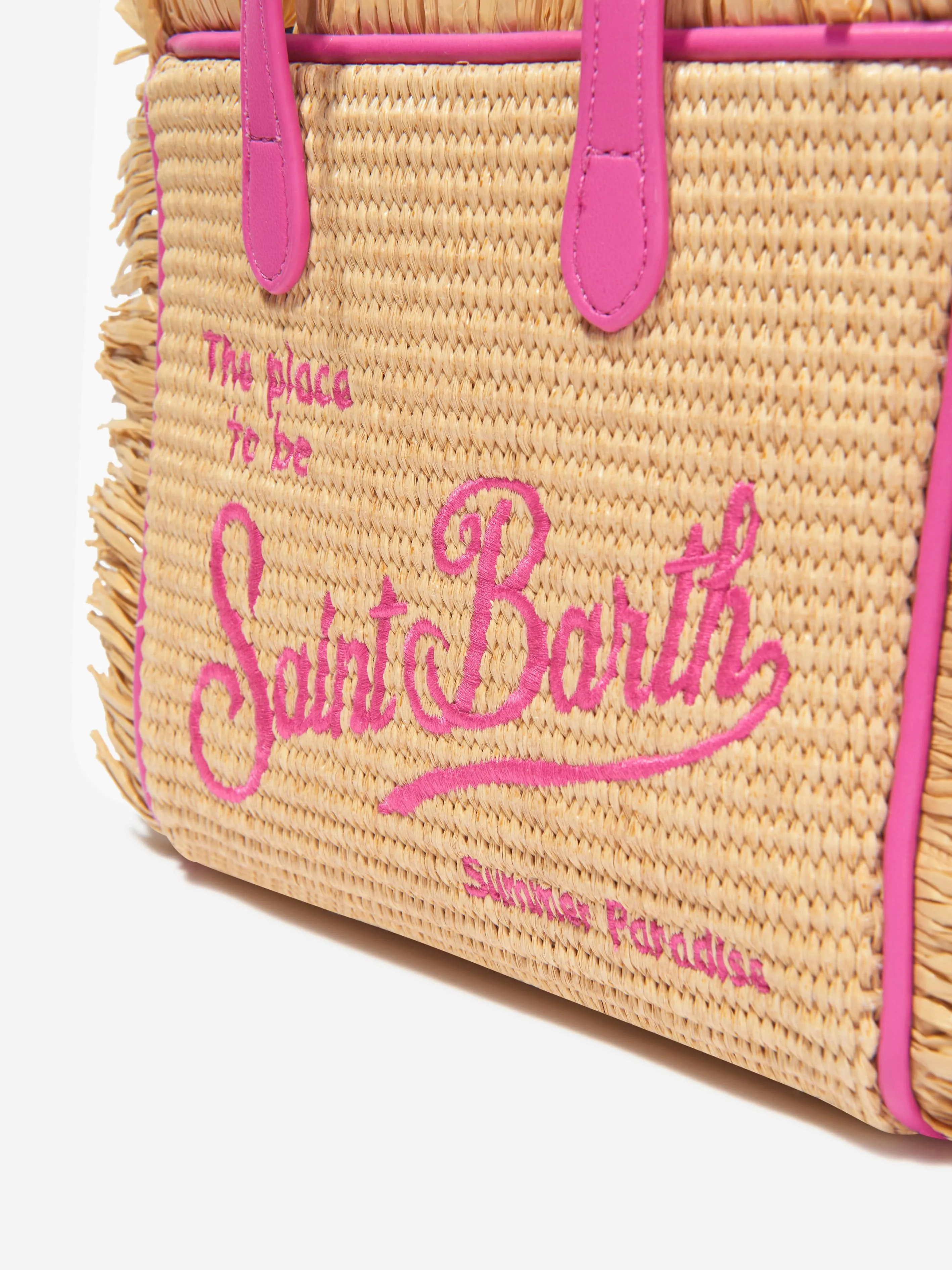 MC2 Saint Barth Girls Vanity Mini Straw Bag