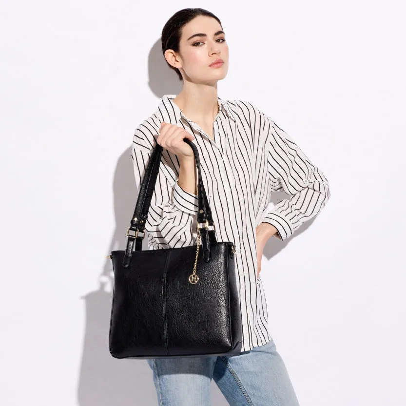 MENA Vegan Tote Bag in Black