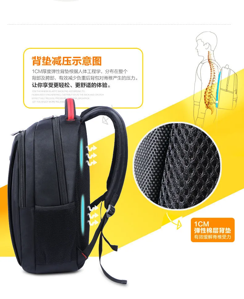 Men's Swagger Bag Polyamides and Nylon Backpack for Travel or Business