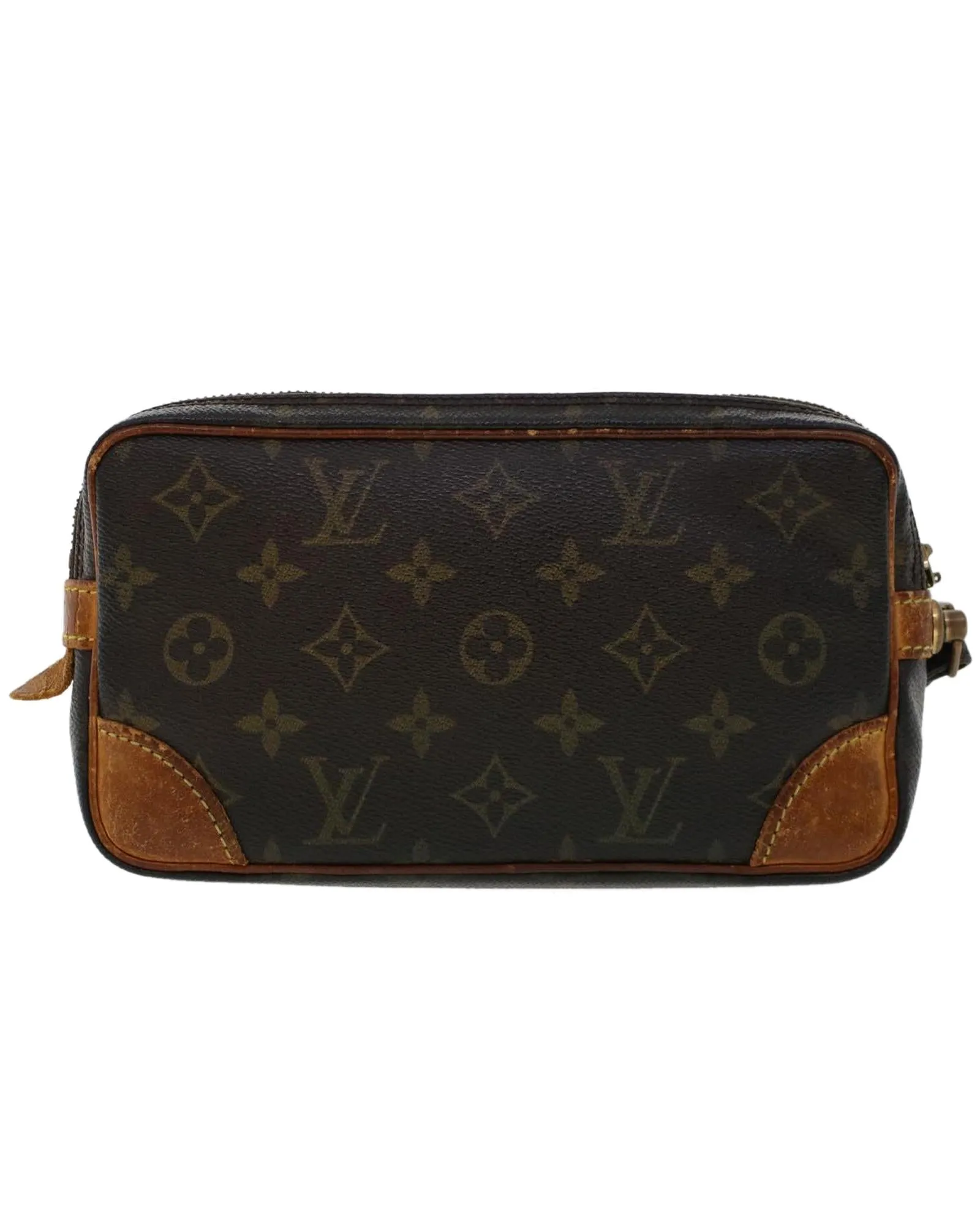 Monogram Clutch Bag with Dragonne Handle