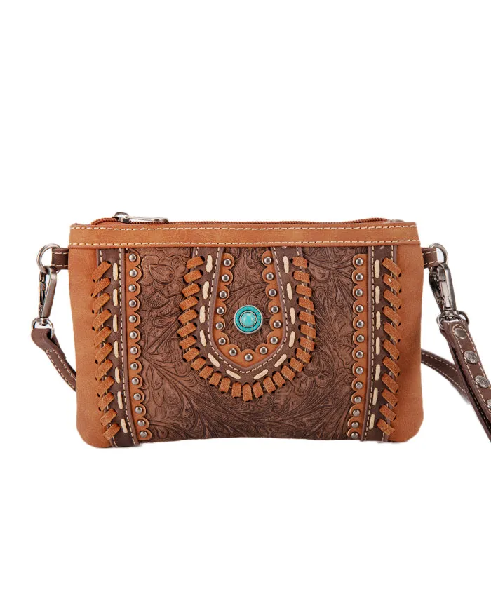 Montana West Tooled Whipstitch Crossbody