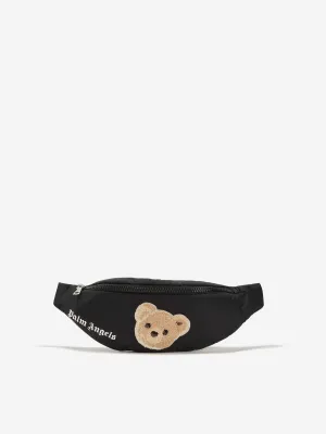 Palm Angels Kids Logo Bear Belt Bag in Black