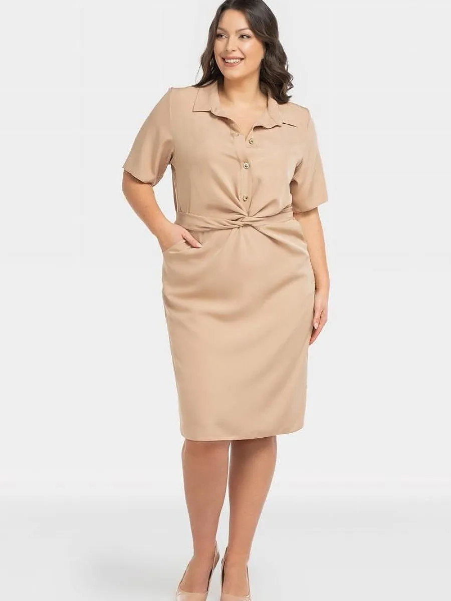 Plus size dress model 197777 Karko