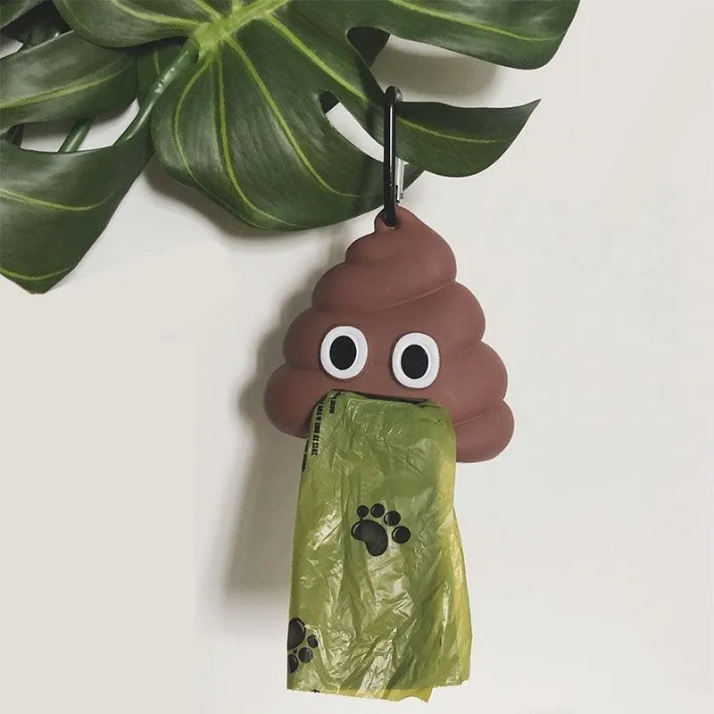 Poop Emoji Waste Bag Dispenser