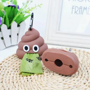 Poop Emoji Waste Bag Dispenser