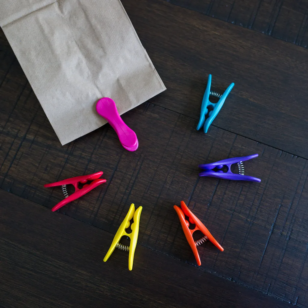 Rainbow Bag Clips