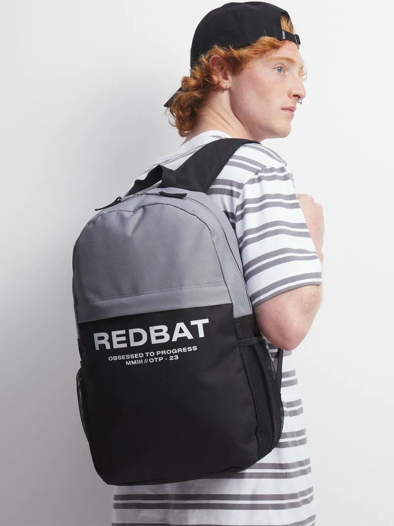 Redbat Unisex Colourblock Grey/Black Backpack