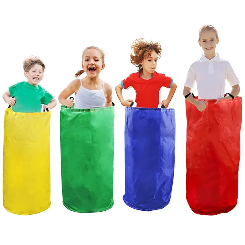 Sack Racing Sacks Outside-Durable Polyester 4 Colors With 2 Handles