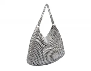 soho soft shoulder bag with single chain strap