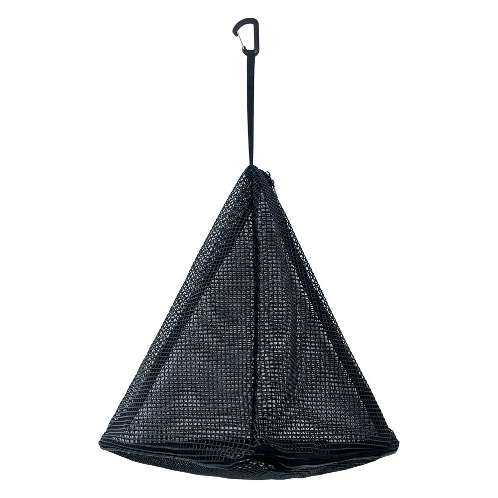 Storage outdoor drying net foldable fabric grid outdoor camping hanging net storage basket PVC hanging net bag